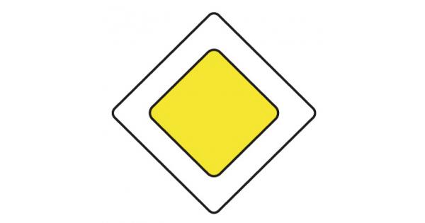 Дорожный знак 2.1 "Главная дорога"